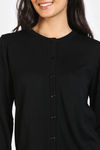 Zivame Retro Peek Jumpers Flat Knit Loungewear Top - Black Beauty — thumbnail 5